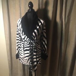Diamond Tea Sexy Zebra Robe